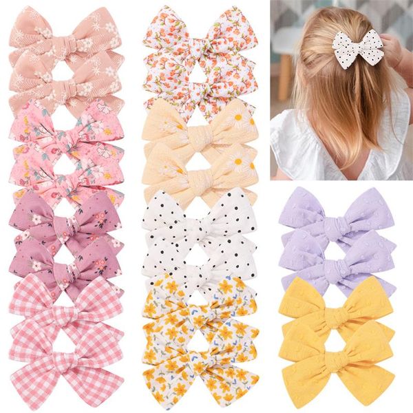 sweet flower print bowknot hair clips cute baby girls cotton bows hairpin barrettes headwear kids hair accessories, Slivery;white
sweet flower print bowknot hair clips cute baby girls cotton bows hairpin barrettes headwear kids hair accessories, Slivery;white