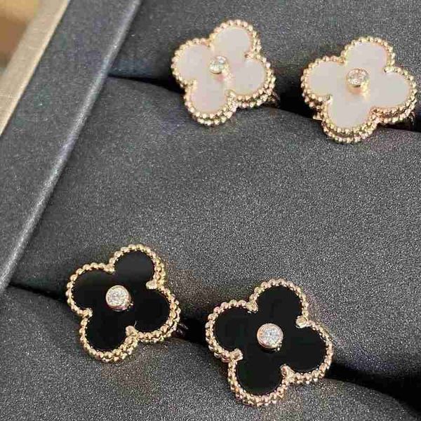 charm designer four-leaf clover earpiece thick plating 18k rose gold agate chalcedony earrings earbuckles lucky grass light luxury style wjc, Golden
charm designer four-leaf clover earpiece thick plating 18k rose gold agate chalcedony earrings earbuckles lucky grass light luxury style wjc, Golden
