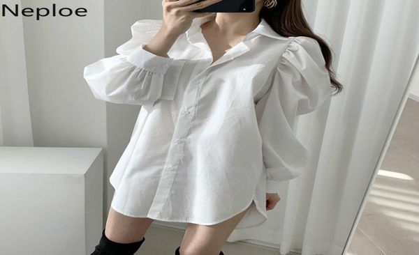 neploe 2020 women elegant long shirt women solid turn down collar puff sleeve blouse female casual white office lady 1a5913537510
neploe 2020 women elegant long shirt women solid turn down collar puff sleeve blouse female casual white office lady 1a5913537510