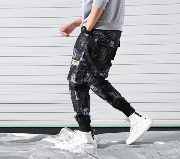 fashion hip hip pants cargo harem pant men pockets streetwear print harajuku casual overalls male jogger sweatpant trousers7862177, Black
fashion hip hip pants cargo harem pant men pockets streetwear print harajuku casual overalls male jogger sweatpant trousers7862177, Black