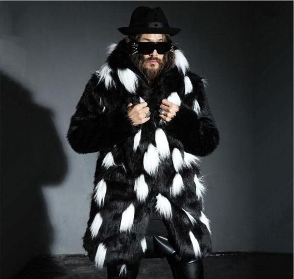 men039s leather faux winter fashion men fur coat slim fit jacketcasual hooded splice long overcoat section plus size s4xl5299900, Black
men039s leather faux winter fashion men fur coat slim fit jacketcasual hooded splice long overcoat section plus size s4xl5299900, Black