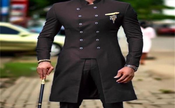 2021 black double breasted suit mandarin lapel groom tuxedos men wedding dress formal blazer prom dinner suits tailcoat7230063, White;black
2021 black double breasted suit mandarin lapel groom tuxedos men wedding dress formal blazer prom dinner suits tailcoat7230063, White;black