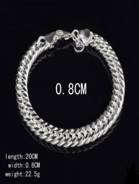 8mm 10mm 925 sterling silver bracelets figaro chain bracelet men bracelet fashion jewelry4593363, Black
8mm 10mm 925 sterling silver bracelets figaro chain bracelet men bracelet fashion jewelry4593363, Black