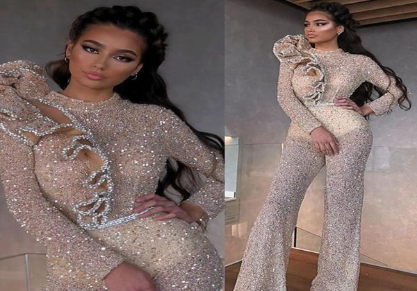 2020 bling sheath evening dress jumpsuits high neck sequins beaded ruffled sash prom dress long sleeves floor length formal party 6335359, Black;red
2020 bling sheath evening dress jumpsuits high neck sequins beaded ruffled sash prom dress long sleeves floor length formal party 6335359, Black;red