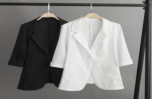 women039s suits blazers black white cotton linen blazer coat women spring autumn profession slim outerwear plus size 4xl thin5617484, White;black 
women039s suits blazers black white cotton linen blazer coat women spring autumn profession slim outerwear plus size 4xl thin5617484, White;black