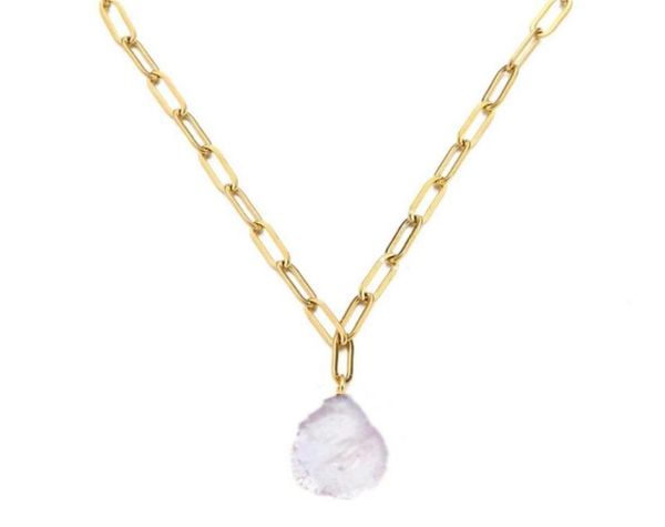 irregular real natural fresh water pearl pendant necklace for women stainless steel square chain necklace wedding party jewelry9845096531, Silver
irregular real natural fresh water pearl pendant necklace for women stainless steel square chain necklace wedding party jewelry9845096531, Silver