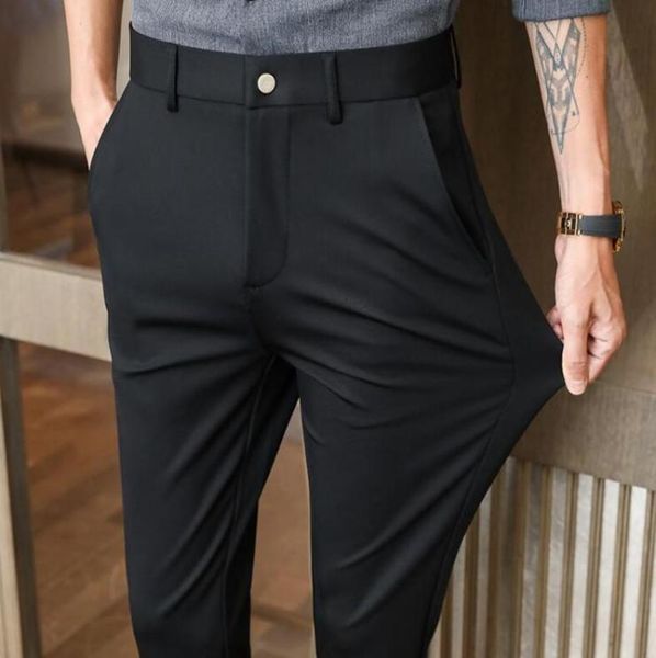 blackdark blue spring summer suit pants for men clothing 2022 slim fit business casual trousers formal wear 366705261, Black
blackdark blue spring summer suit pants for men clothing 2022 slim fit business casual trousers formal wear 366705261, Black