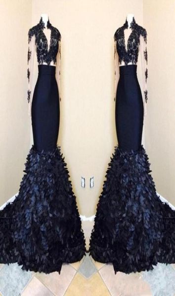 gorgeous mermaid long sleeves prom dresses 2019 african navy blue high neck evening gowns with layers ruffle skirts53594098066011, Black
gorgeous mermaid long sleeves prom dresses 2019 african navy blue high neck evening gowns with layers ruffle skirts53594098066011, Black