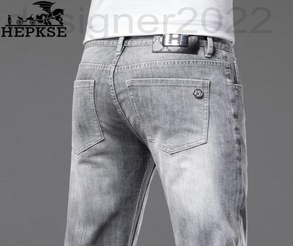 men039s jeans designer h fashion brand european jeans men039s spring and summer korean slim fit elastic leggings high grade 2468515, Blue
men039s jeans designer h fashion brand european jeans men039s spring and summer korean slim fit elastic leggings high grade 2468515, Blue