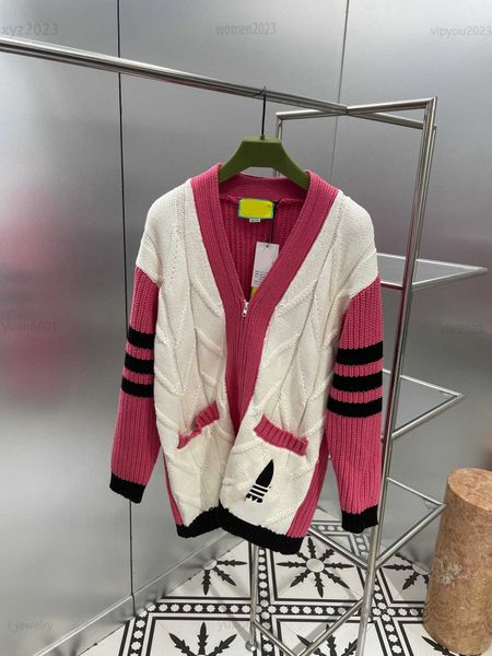 designer women clothes fashion girl sweater splicing design cardigan zipper v-neck knit july27, White
designer women clothes fashion girl sweater splicing design cardigan zipper v-neck knit july27, White