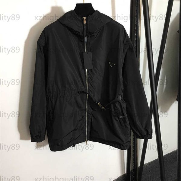 women jacket designer fashion coats hooded trench coat drawstring waist design cinching long sleeve hood zipper windbreaker designers jacket, Black;brown
women jacket designer fashion coats hooded trench coat drawstring waist design cinching long sleeve hood zipper windbreaker designers jacket, Black;brown