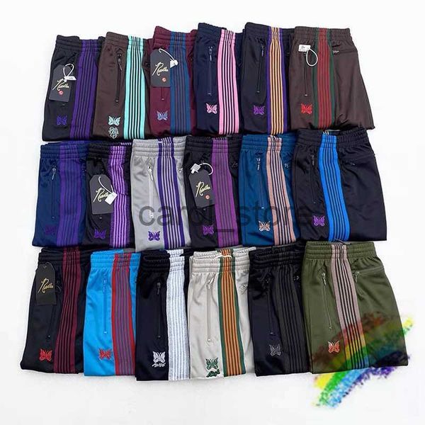men's pants awge needles sweatpants men women 1 1 embroidered butterfly stripe needles pants trousers j230804, Black
men's pants awge needles sweatpants men women 1 1 embroidered butterfly stripe needles pants trousers j230804, Black