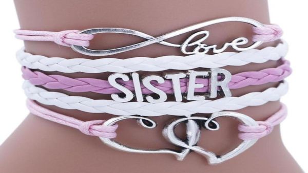 new handmade antique silver infinity mom grandma sister letters heart charm bracelets bangles for women9198254, Golden;silver
new handmade antique silver infinity mom grandma sister letters heart charm bracelets bangles for women9198254, Golden;silver