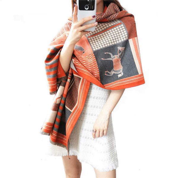 scarves h family 2023 autumn and winter carriage jacquard scarf womens imitation cashmere thickened double sided high grade shawl6842803 me5, Blue;gray
scarves h family 2023 autumn and winter carriage jacquard scarf womens imitation cashmere thickened double sided high grade shawl6842803 me5, Blue;gray