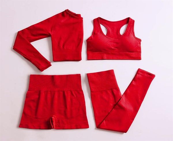 energy seamless yoga set sport outfit for woman gym clothing fitness long sleeve crop high waist leggings running sportswear 26843989, Gray
energy seamless yoga set sport outfit for woman gym clothing fitness long sleeve crop high waist leggings running sportswear 26843989, Gray