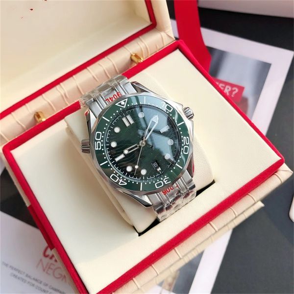 aaa men's automatic mechanical ceramic watch with box 42mm stainless steel strap folding buckle swimming watch sapphire luminous watch, Slivery;brown
aaa men's automatic mechanical ceramic watch with box 42mm stainless steel strap folding buckle swimming watch sapphire luminous watch, Slivery;brown