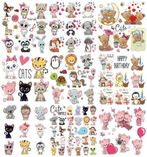 notions iron on cute animal patches set for kids clothing diy t shirt hoodies applique vinyl unicorn heat transfer clothes sticker2404951, Black
notions iron on cute animal patches set for kids clothing diy t shirt hoodies applique vinyl unicorn heat transfer clothes sticker2404951, Black