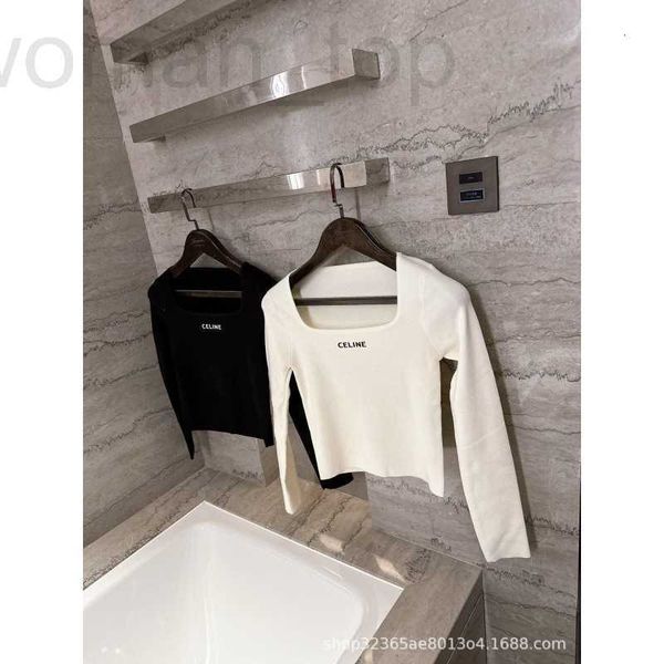 women's t-shirt designer ce home 22 autumn/winter new square neck slim fit bottom shirt overlay knit and appearance flzd, White
women's t-shirt designer ce home 22 autumn/winter new square neck slim fit bottom shirt overlay knit and appearance flzd, White