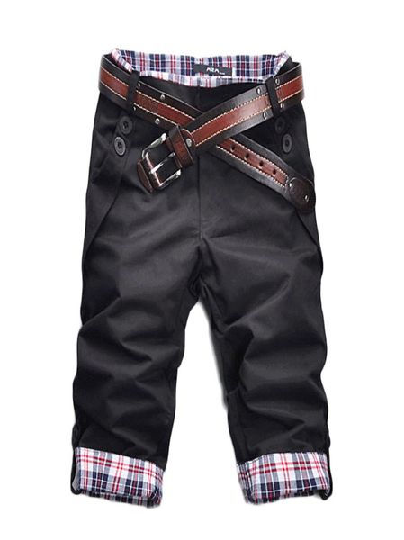 men039s summer casual fashion shorts men039s casual pants summer slim fit cropped pants cuffed7937473, Black 
men039s summer casual fashion shorts men039s casual pants summer slim fit cropped pants cuffed7937473, Black