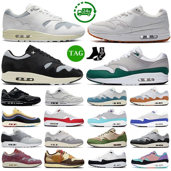 patta waves 1 running shoes men women 1s white gum white black white london anniversary green rush maroon mens trainers sport sneakers
patta waves 1 running shoes men women 1s white gum white black white london anniversary green rush maroon mens trainers sport sneakers