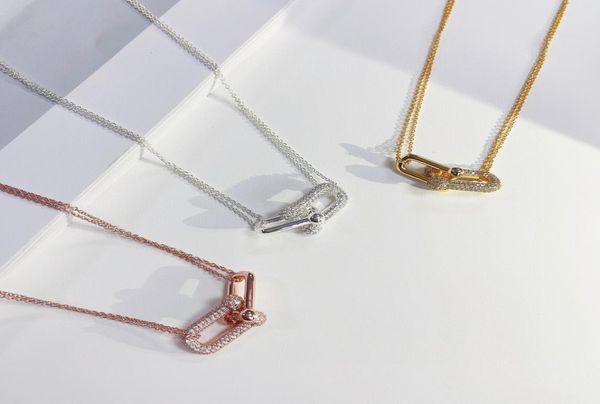 fashion luxury necklace earring set designer hardwear jewelry horseshoe for women party rose gold platinum diamonds jewellery wholesale with, Silver
fashion luxury necklace earring set designer hardwear jewelry horseshoe for women party rose gold platinum diamonds jewellery wholesale with, Silver