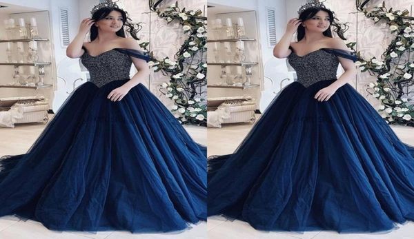 2022 navy blue pearls modern quinceanera prom dresses off the shoulder with sleeves tulle seuins long party sweet 15 vestidos de d5746824, Blue;red
2022 navy blue pearls modern quinceanera prom dresses off the shoulder with sleeves tulle seuins long party sweet 15 vestidos de d5746824, Blue;red