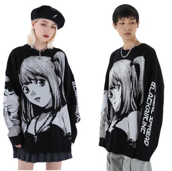 sweaters cartoon anime mens pullovers autumn harajuku girls womens sweater hiphop oversize fashion boys warm clothes f1055160, White;black
sweaters cartoon anime mens pullovers autumn harajuku girls womens sweater hiphop oversize fashion boys warm clothes f1055160, White;black
