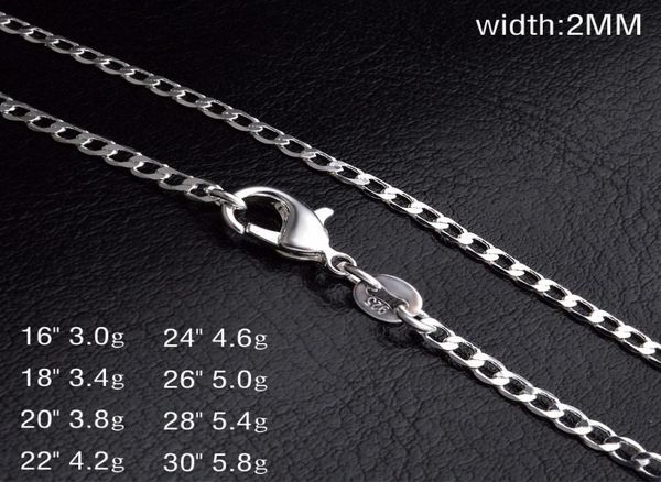 kasanier whole 925 silver necklace solid 2mm 16 30 inches fashion jewelry necklaces men039s and women039s party costum6250959
kasanier whole 925 silver necklace solid 2mm 16 30 inches fashion jewelry necklaces men039s and women039s party costum6250959
