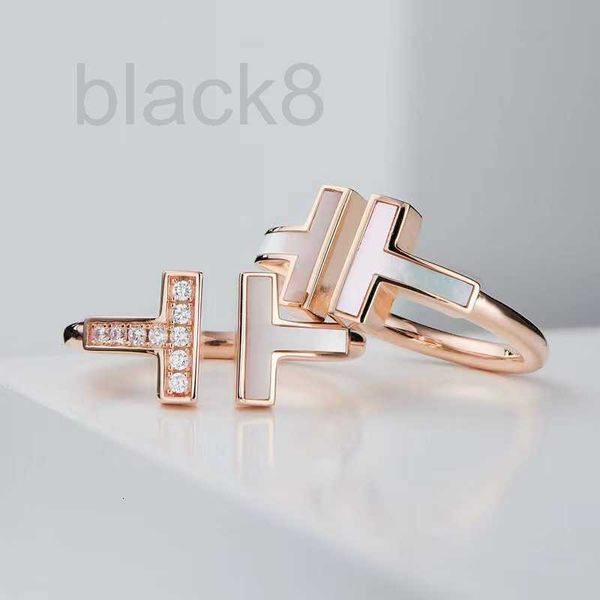 band rings designer s925 sterling silver double t white fritillaria diamond couple ring fashion and temperament index finger female open hig
band rings designer s925 sterling silver double t white fritillaria diamond couple ring fashion and temperament index finger female open hig