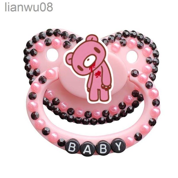 pacifiers# pink 100 handmade baby pacifier big size silicone nipple little bear for angry baby girl boy ddlg x0804
pacifiers# pink 100 handmade baby pacifier big size silicone nipple little bear for angry baby girl boy ddlg x0804