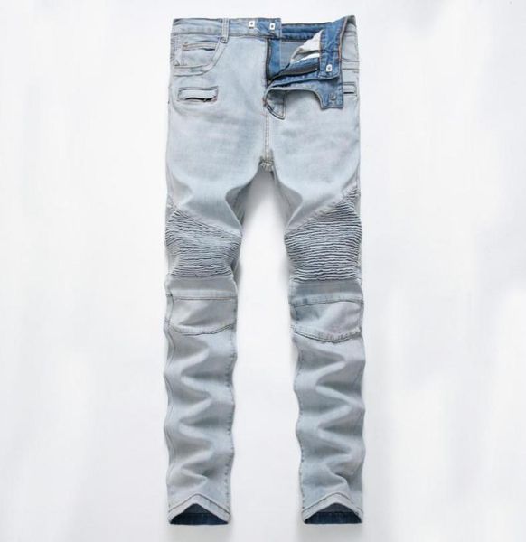 men039s ripped creased light jeans designer long slim trousers with holes mid rise straight size 2840 solid4462313, Blue
men039s ripped creased light jeans designer long slim trousers with holes mid rise straight size 2840 solid4462313, Blue