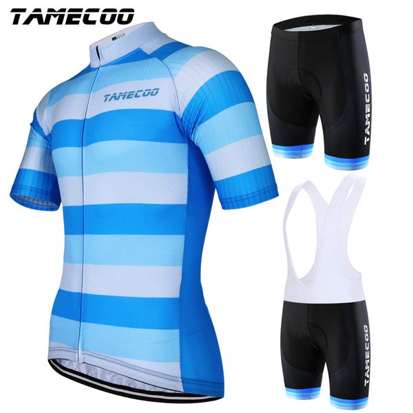 Image of Cycling Jersey Sets Tamecoo Set MTB Bike Bicycle Pro Clothing Maillot Ropa Ciclismo Mountain Riding Clothes 230803
