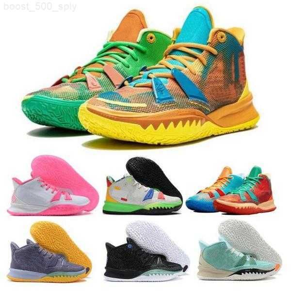 2022 kyrie 7 7s men basketball shoes sneakers confetti visions room fire air and earth water trainers, Black
2022 kyrie 7 7s men basketball shoes sneakers confetti visions room fire air and earth water trainers, Black
