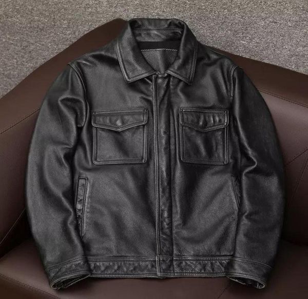men039s jackets 2021 spring autumn men fashion vintage cowhide coat classic plus size slim fit leather clothes genuine jacket9067569, Black;brown
men039s jackets 2021 spring autumn men fashion vintage cowhide coat classic plus size slim fit leather clothes genuine jacket9067569, Black;brown