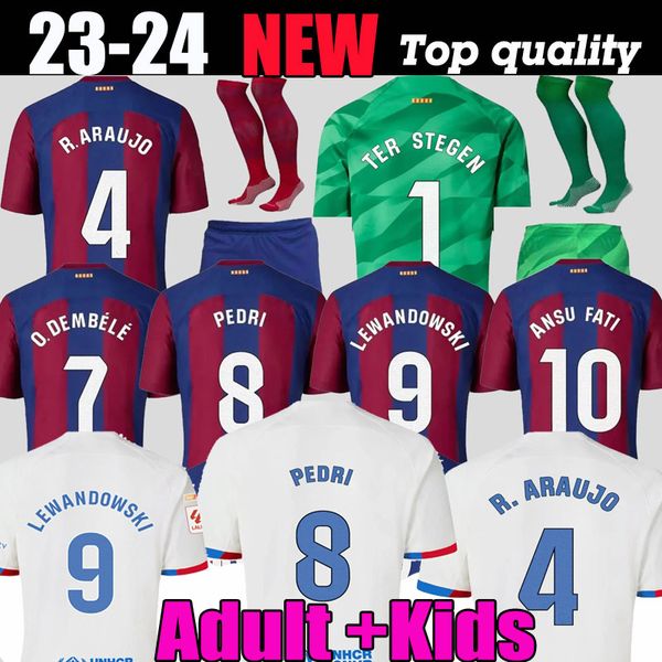kit 23/24 lewandowski ansu fati soccer jerseys 2023 ferran r. araujo christensen o. dembele pedri memphis dest gavi barcelona maillots footb, Black;yellow
kit 23/24 lewandowski ansu fati soccer jerseys 2023 ferran r. araujo christensen o. dembele pedri memphis dest gavi barcelona maillots footb, Black;yellow