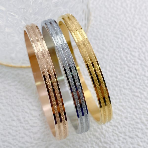 bangle fashion steel grinding bracelet accessories three color can choose christmas gifts 230803, Black
bangle fashion steel grinding bracelet accessories three color can choose christmas gifts 230803, Black
