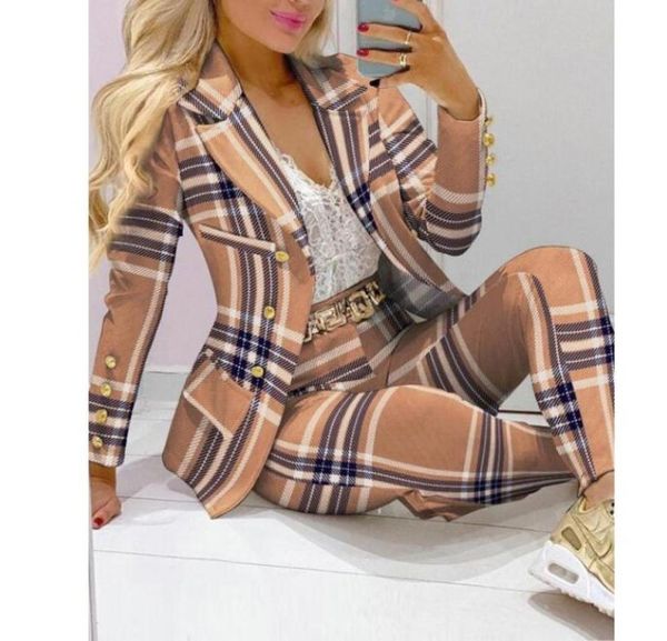 elegant paisley plaid women039s tracksuits set long sleeve blazer pants suit office lady tracksuit two piece set fitness outfit7737159, Gray
elegant paisley plaid women039s tracksuits set long sleeve blazer pants suit office lady tracksuit two piece set fitness outfit7737159, Gray