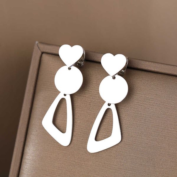 charm stainless steel earrings vintage sweetheart geometric round fashion long pendant earrings for women jewelry party wedding gifts r23080, Golden
charm stainless steel earrings vintage sweetheart geometric round fashion long pendant earrings for women jewelry party wedding gifts r23080, Golden