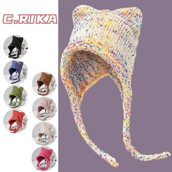 wide brim hats bucket korean hand crocheted knitting wool hat for women autumn and winter warmth fashion retro ear protection warm 230804, Blue;gray
wide brim hats bucket korean hand crocheted knitting wool hat for women autumn and winter warmth fashion retro ear protection warm 230804, Blue;gray