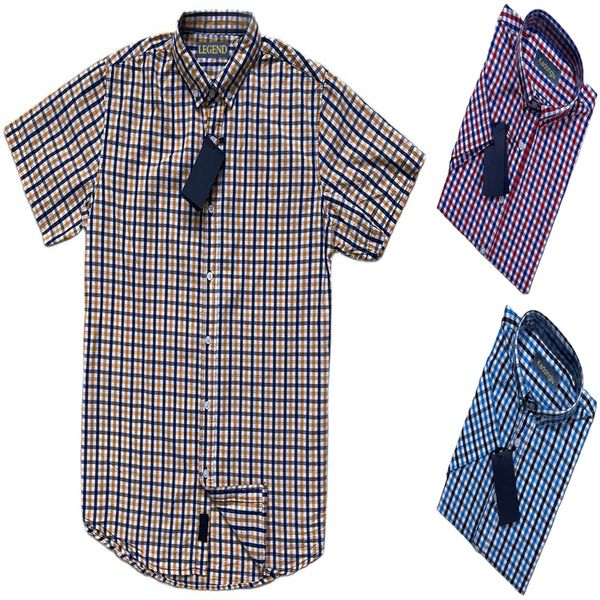 men's casual shirts men's spring and autumn luxury plaid polo shirt 100 cotton short sleeve sh942 230804, White;black
men's casual shirts men's spring and autumn luxury plaid polo shirt 100 cotton short sleeve sh942 230804, White;black