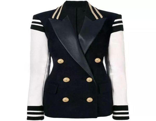 women039s suits blazers fashion 2021 stylish blazer varsity jacket leather sleeve patchwork lion buttons1974076, White;black
women039s suits blazers fashion 2021 stylish blazer varsity jacket leather sleeve patchwork lion buttons1974076, White;black