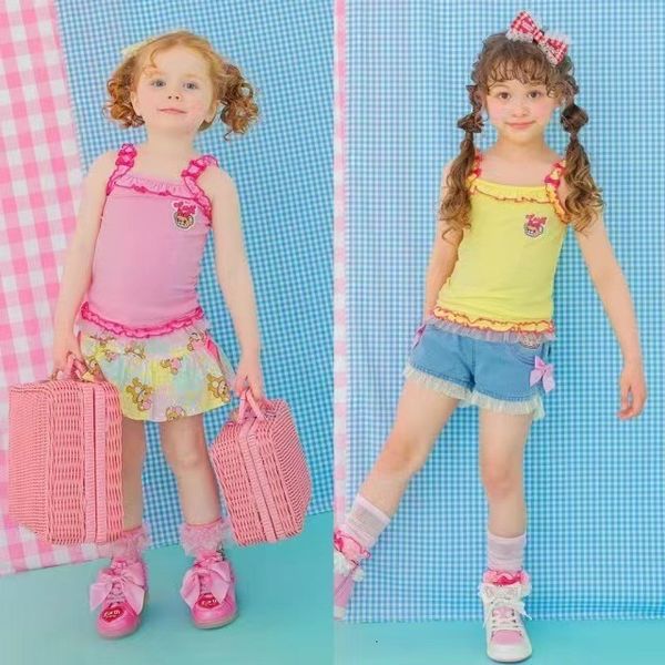 tshirts children's wear em summer brand wood ear embroidered bear cotton children's vest female treasure suspender 230803, Blue
tshirts children's wear em summer brand wood ear embroidered bear cotton children's vest female treasure suspender 230803, Blue