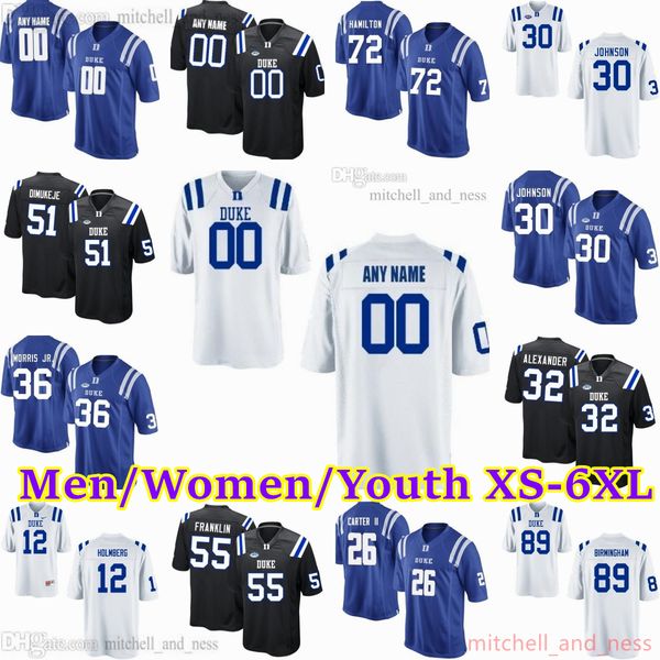 custom xs-6xl ncaa duke blue devils football stitched jerseys 38 cole carteaux 26 joshua pickett 4 myles hudzick 48 tre an 2 luca diamont 87, Black
custom xs-6xl ncaa duke blue devils football stitched jerseys 38 cole carteaux 26 joshua pickett 4 myles hudzick 48 tre an 2 luca diamont 87, Black