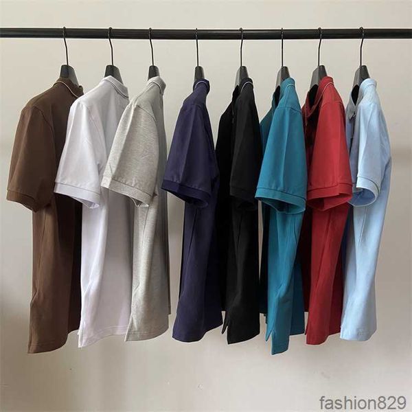 europe designer letter embroidery cp patch men t-shirts casual cotton t shirts outdoor male turndown collar polos tees with original tag, White;black
europe designer letter embroidery cp patch men t-shirts casual cotton t shirts outdoor male turndown collar polos tees with original tag, White;black