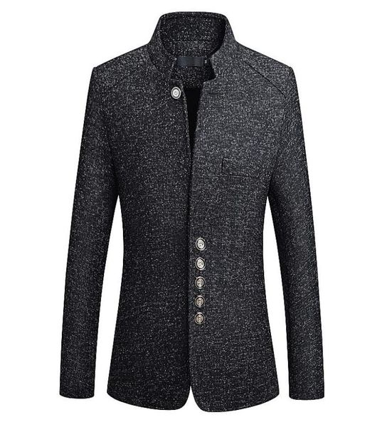 men039s jackets fashion chinese style suit men classic formal wool solid color slim fit mandarin collar blazer tuxedo 6xl1318790, Black;brown
men039s jackets fashion chinese style suit men classic formal wool solid color slim fit mandarin collar blazer tuxedo 6xl1318790, Black;brown
