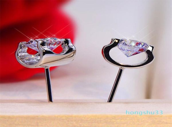 classical jewelry solitaire ox earrings real 925 sterling silver 8mm round cut white z cz diamond gemstones party women stud e2909496, Golden;silver 
classical jewelry solitaire ox earrings real 925 sterling silver 8mm round cut white z cz diamond gemstones party women stud e2909496, Golden;silver