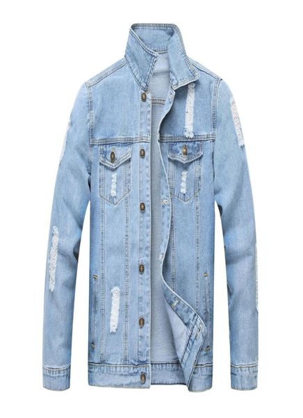 jeans jakcet men blue denim jackets male spring autumn clothing streetwear casual slim fit ripped jean coat1059845, Black;brown
jeans jakcet men blue denim jackets male spring autumn clothing streetwear casual slim fit ripped jean coat1059845, Black;brown
