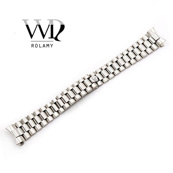 watch bands rolamy 20mm band silver hollow curved end screw links 316l stainless steel replacem strap old style jubilee bracelet 230803, Black;brown
watch bands rolamy 20mm band silver hollow curved end screw links 316l stainless steel replacem strap old style jubilee bracelet 230803, Black;brown