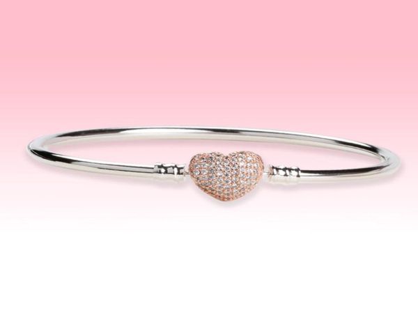 love hearts clasp wedding bangle bracelet women gift jewelry with original box for 925 stelring silver cz diamond bracelets5086407, Black
love hearts clasp wedding bangle bracelet women gift jewelry with original box for 925 stelring silver cz diamond bracelets5086407, Black
