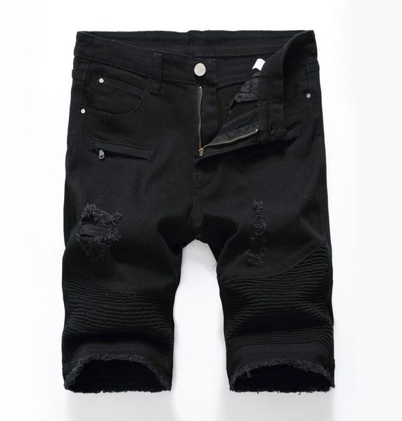 men denim shorts knee length slim fit large size black and white hole worn out biker short jeans1122945, Blue
men denim shorts knee length slim fit large size black and white hole worn out biker short jeans1122945, Blue